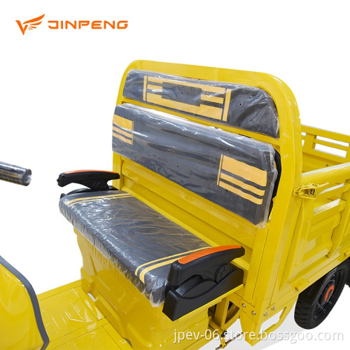JINPENG 5007 DLS EEC Three Wheeled Trade Show Tent Electrico Tricycle for Cargo